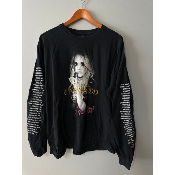 Adult Size XXl Carrie Underwood Long Sleeve T-shirt The Cry Pretty Tour 360 - Picture 1 of 7